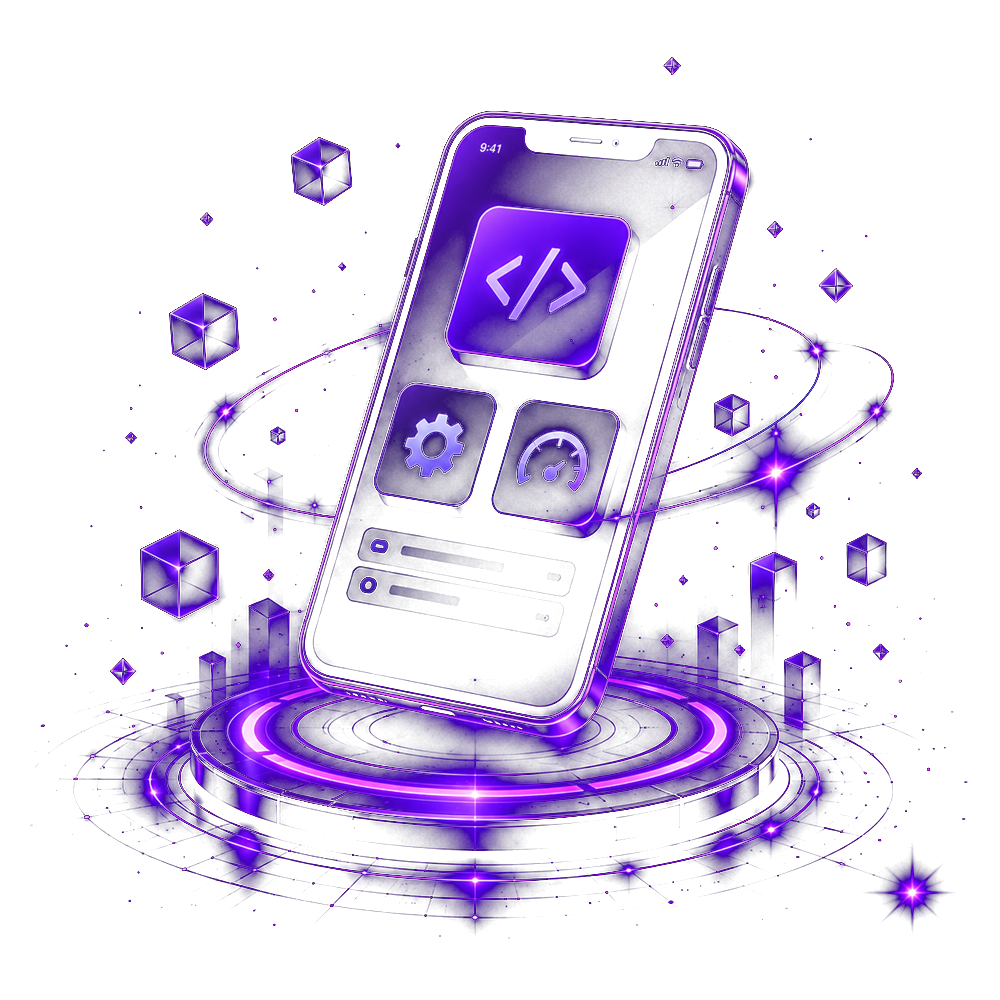 Native vs Hybrid vs Web Apps illustration